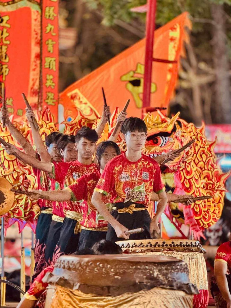 ภาพการแสดงกลอง 18